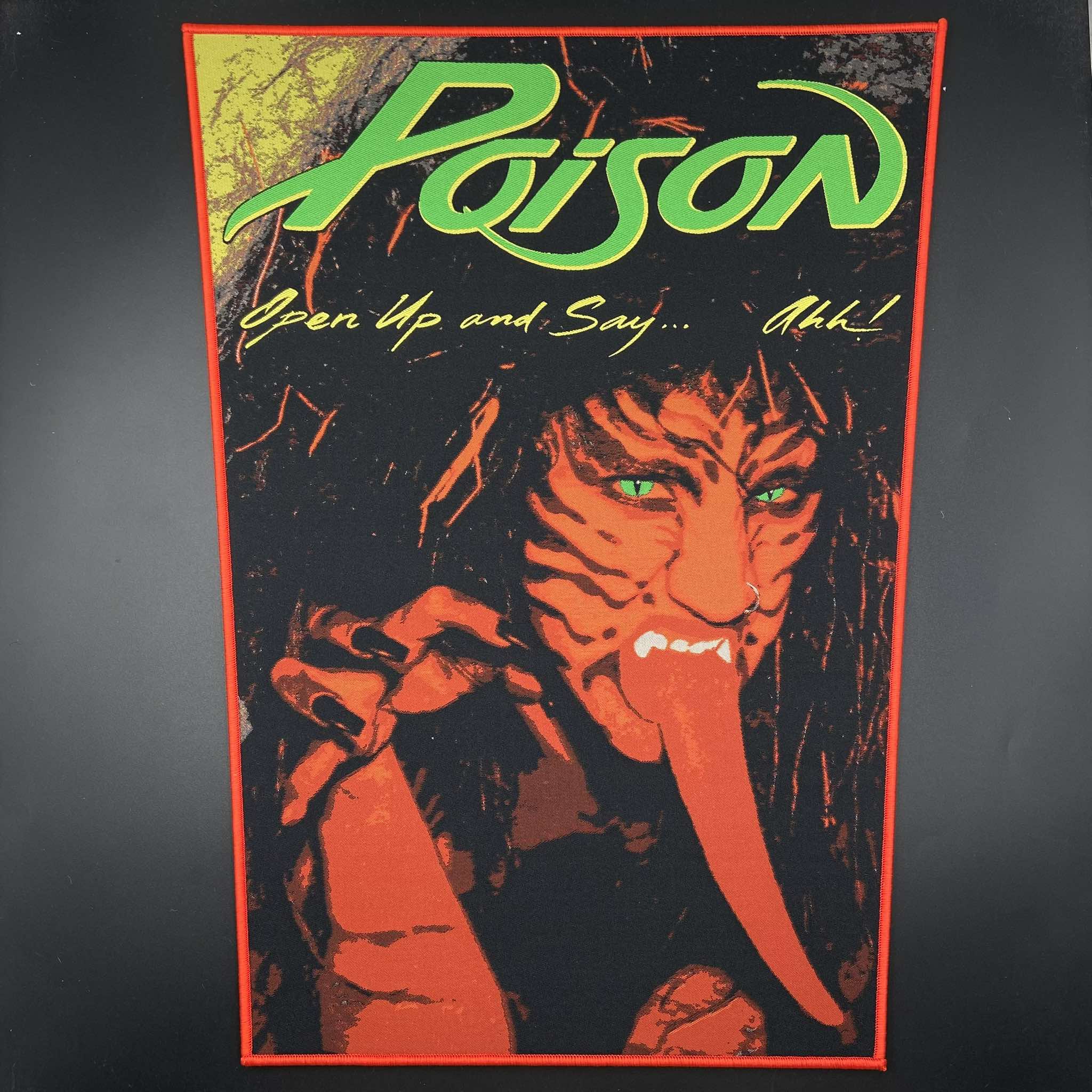 Poison - Open Up and Say... Ahh! - Backpatch - Image 3