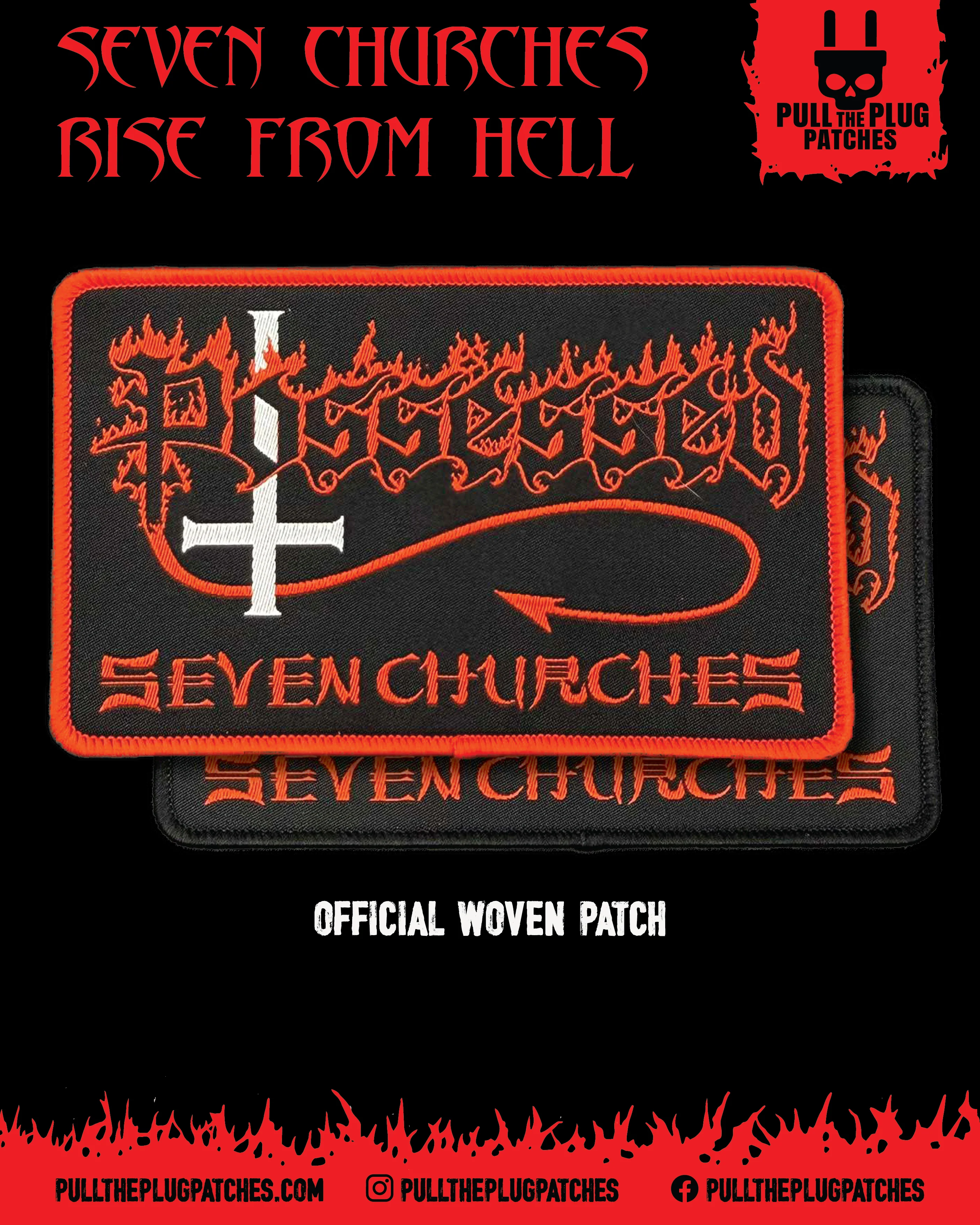 Possessed - Seven Churches - Patch