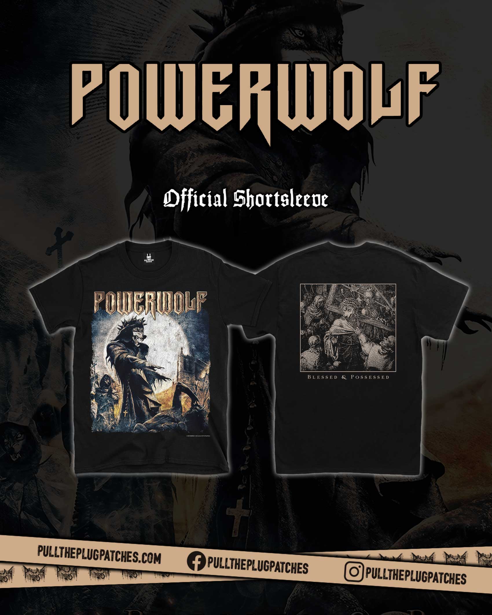Powerwolf - Blessed & Possessed - Shortsleeve Shirt