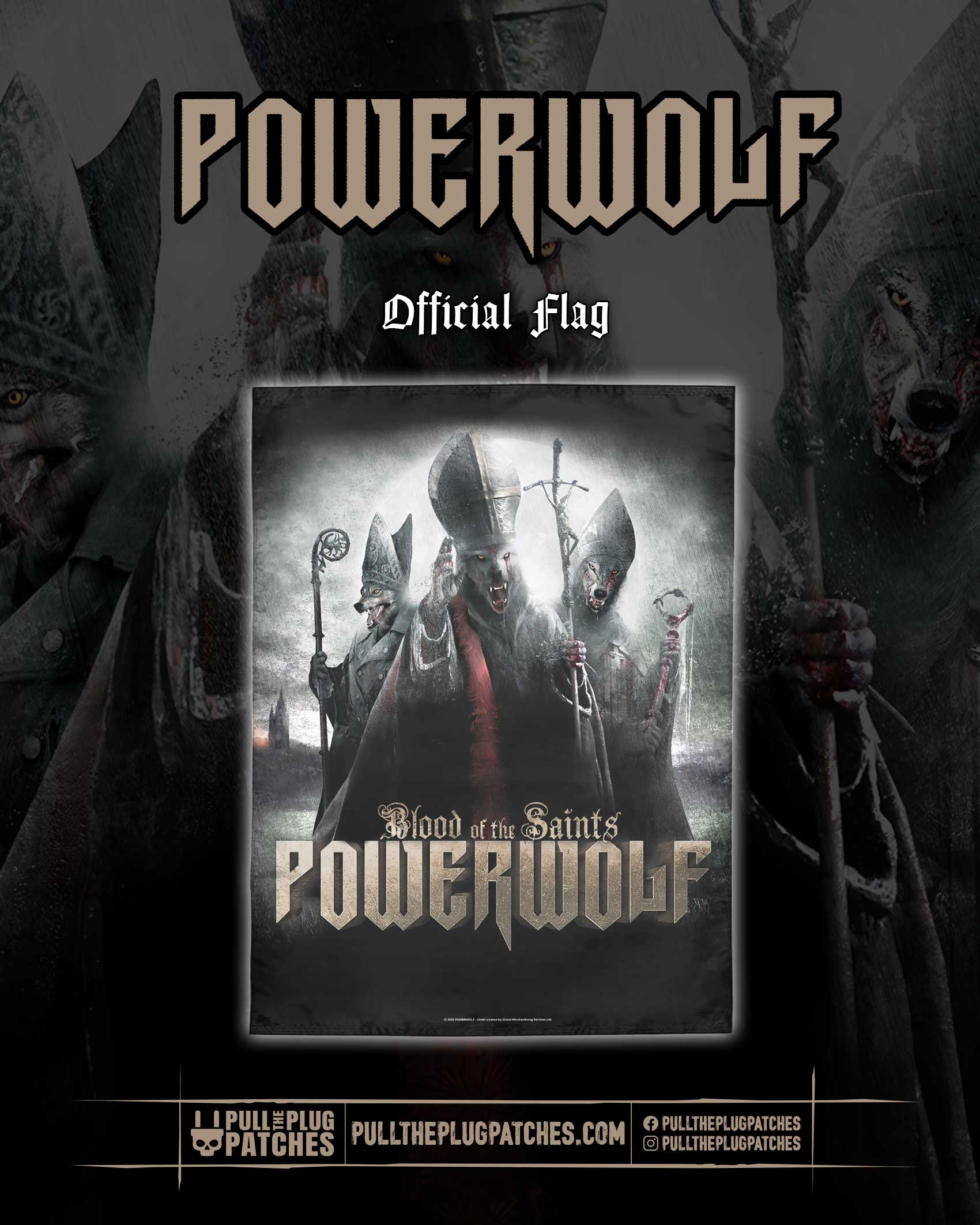 Powerwolf - Blood Of The Saints - Flag