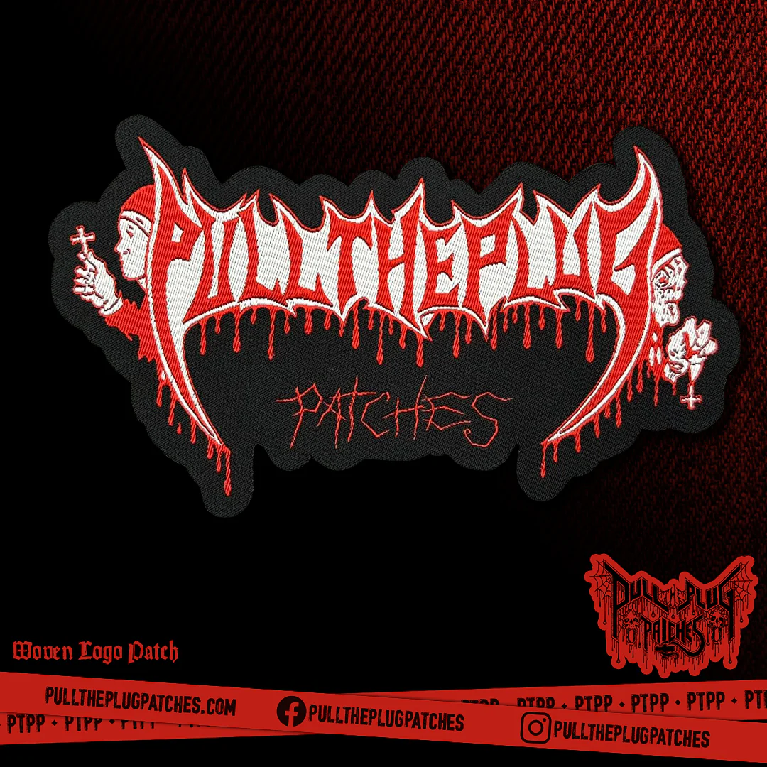 Pull The Plug Patches - Benediction Logo Tribute