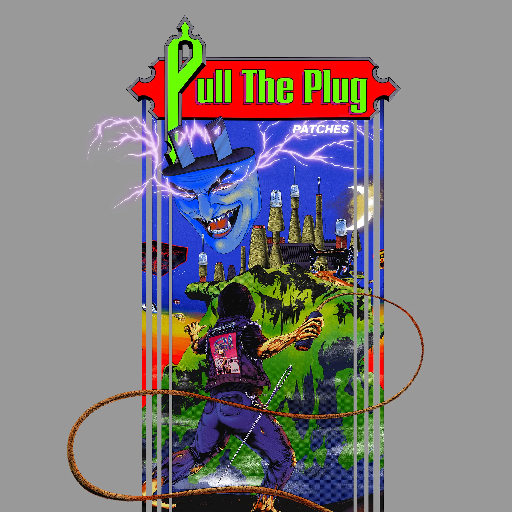 Pull The Plug Patches - Patchlevania - Shortsleeve Shirt - Image 2