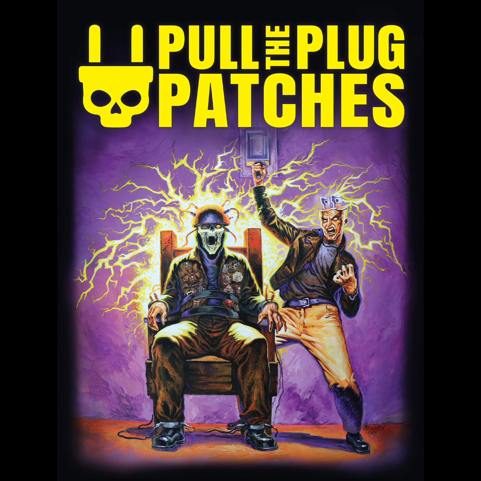 Pull The Plug Patches - Reap What You Sew - Shortsleeve Shirt - Image 2