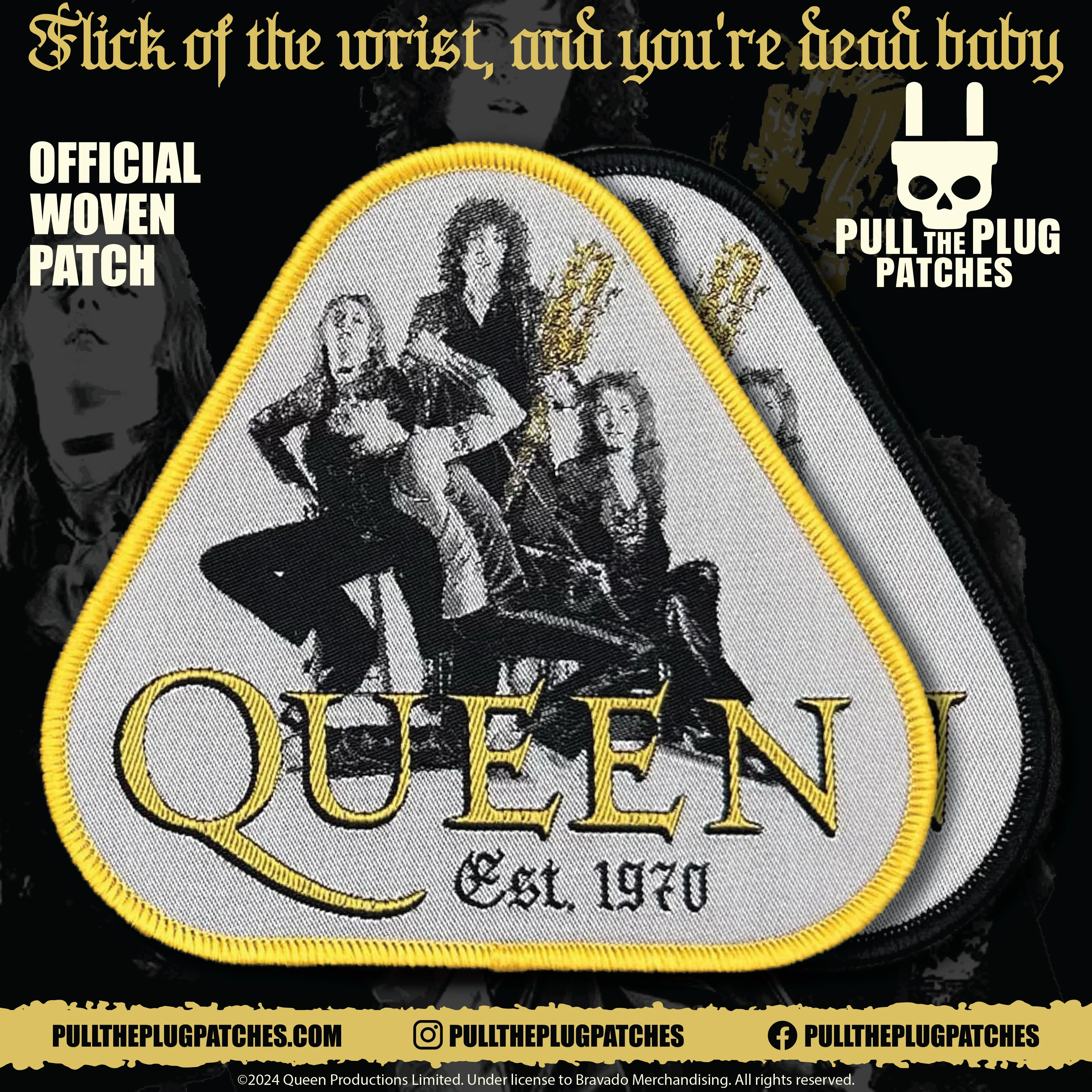 Queen - Est. 1970 - Patch