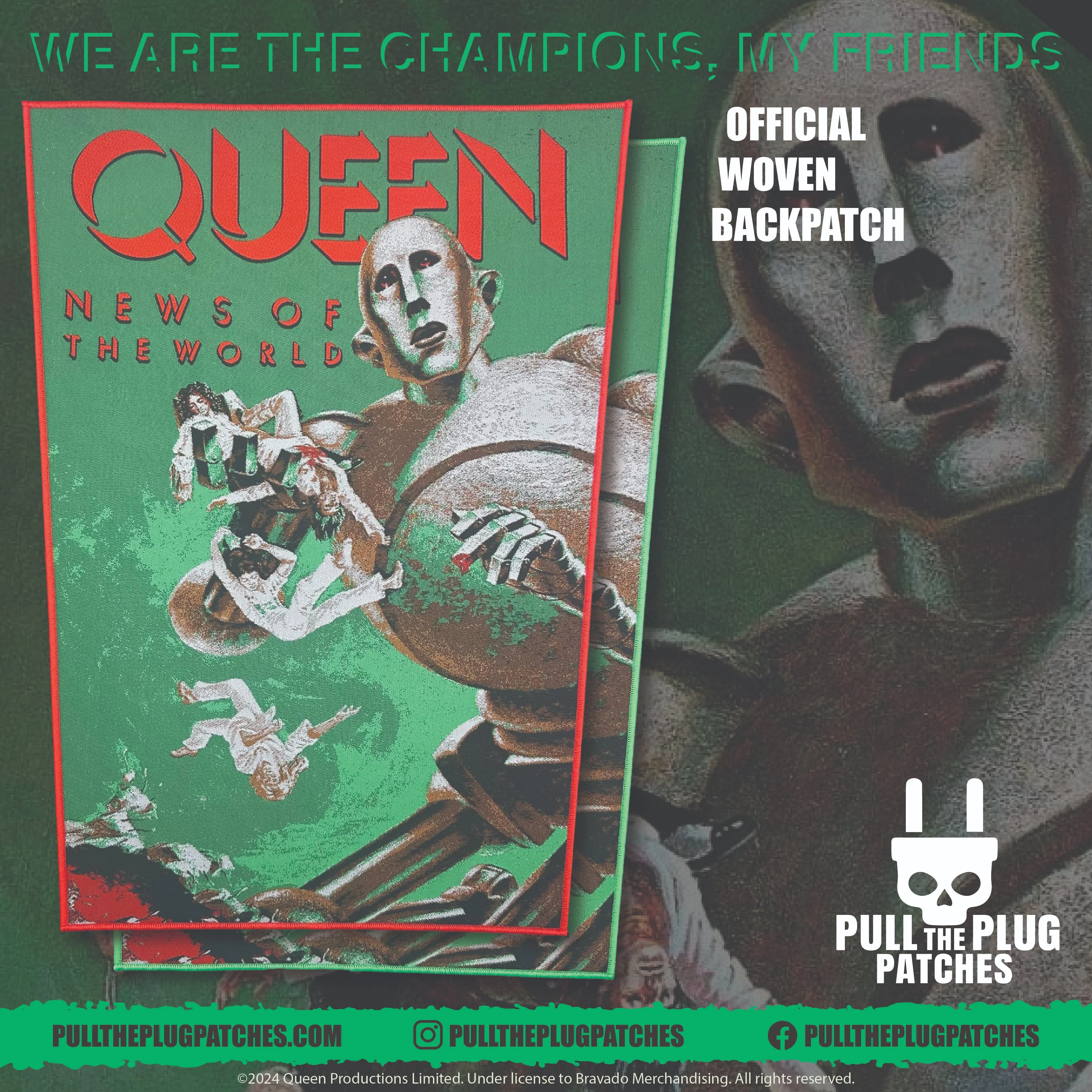 Queen - News of the World - Backpatch