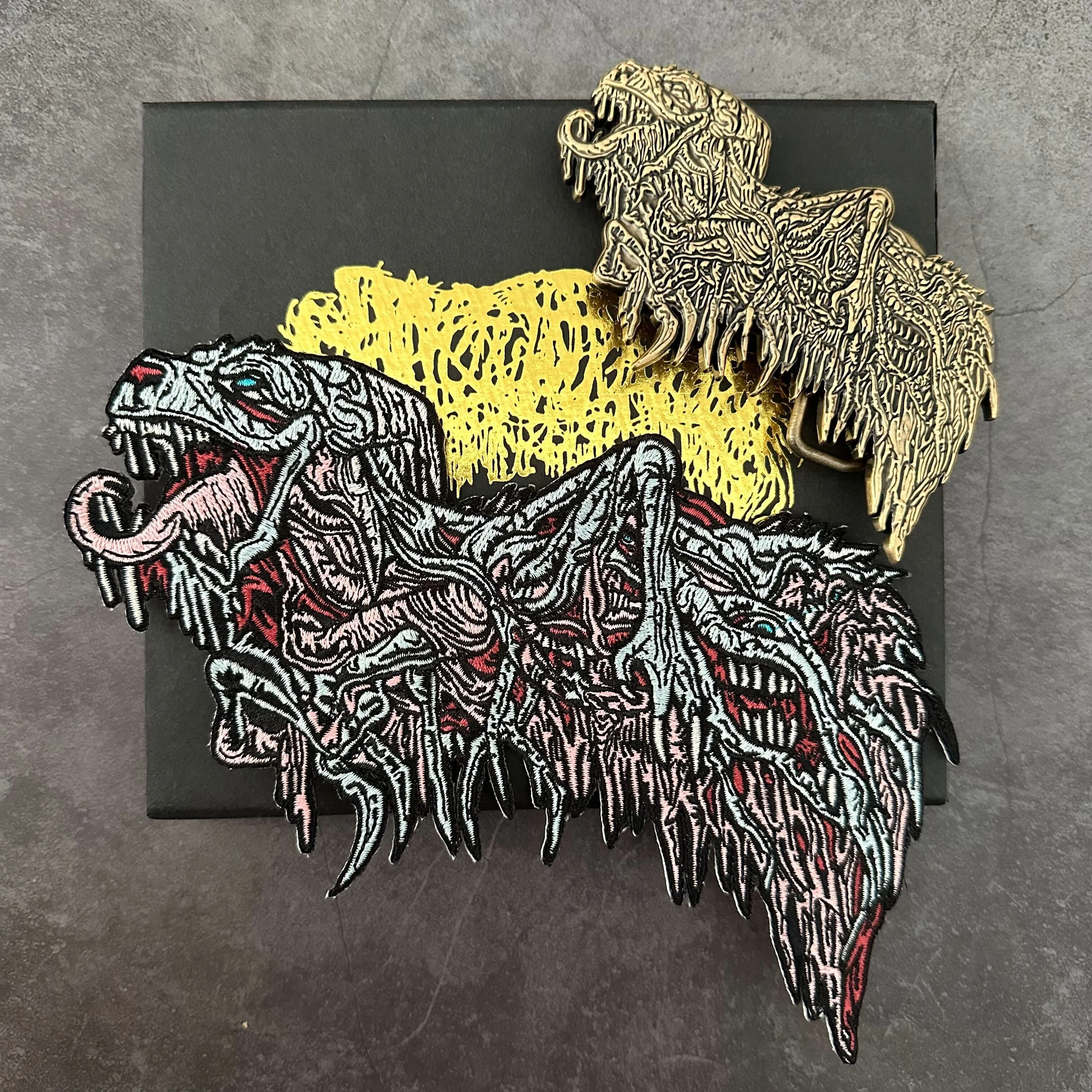 Sanguisugabogg - Belt Buckle - Face Ripped Off Edition - Image 3
