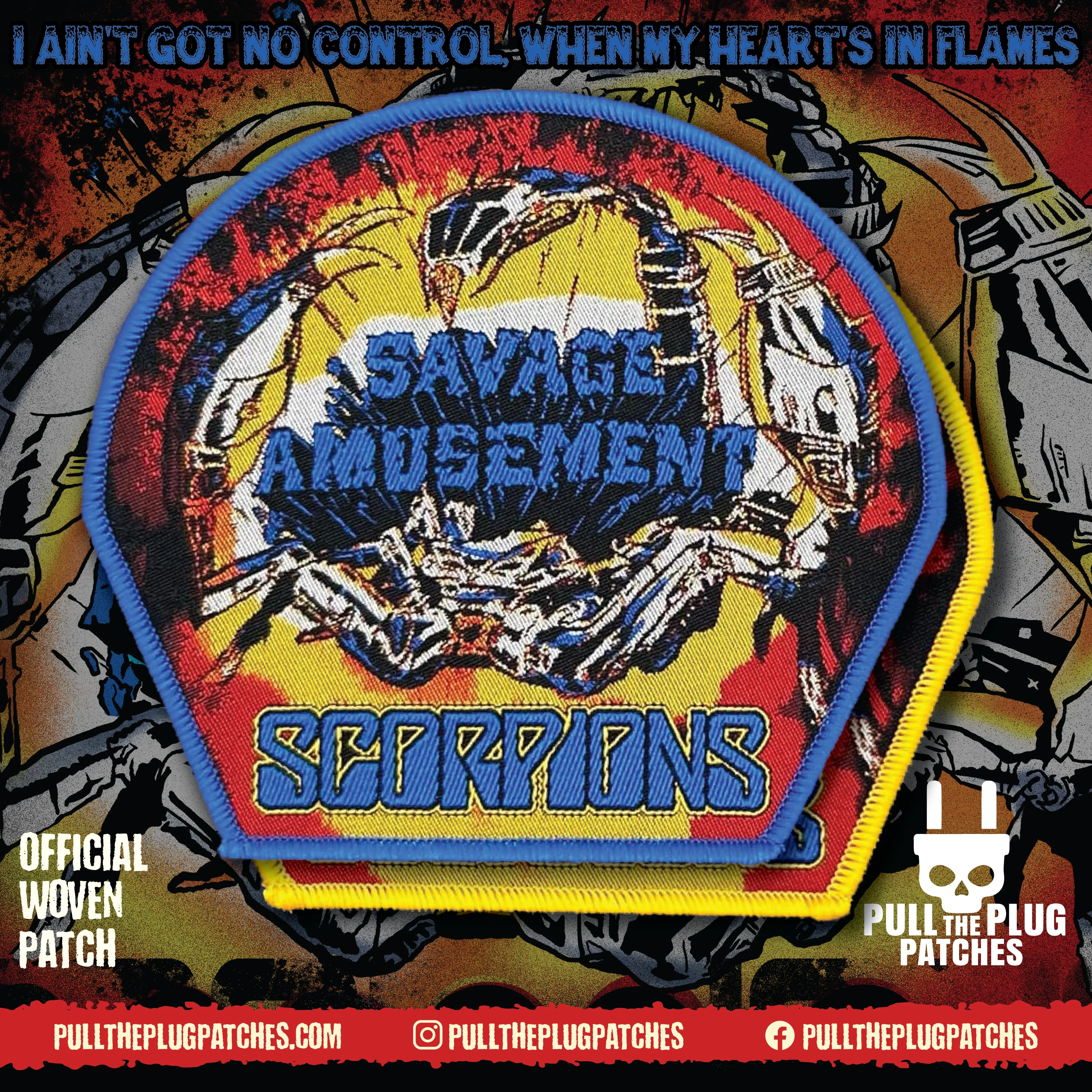 Scorpions - Savage Amusement - Patch