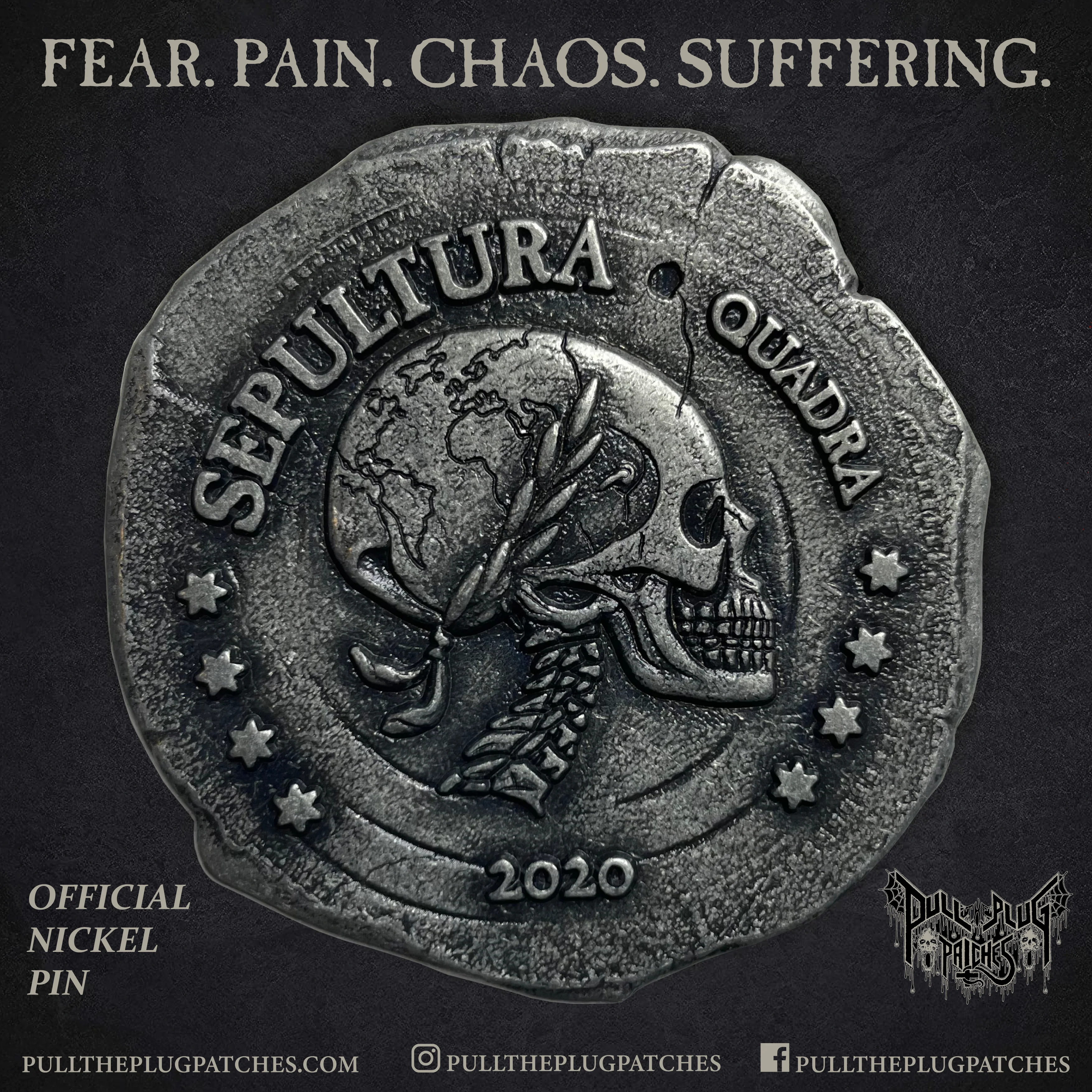 Sepultura - Quadra - Metal Pin