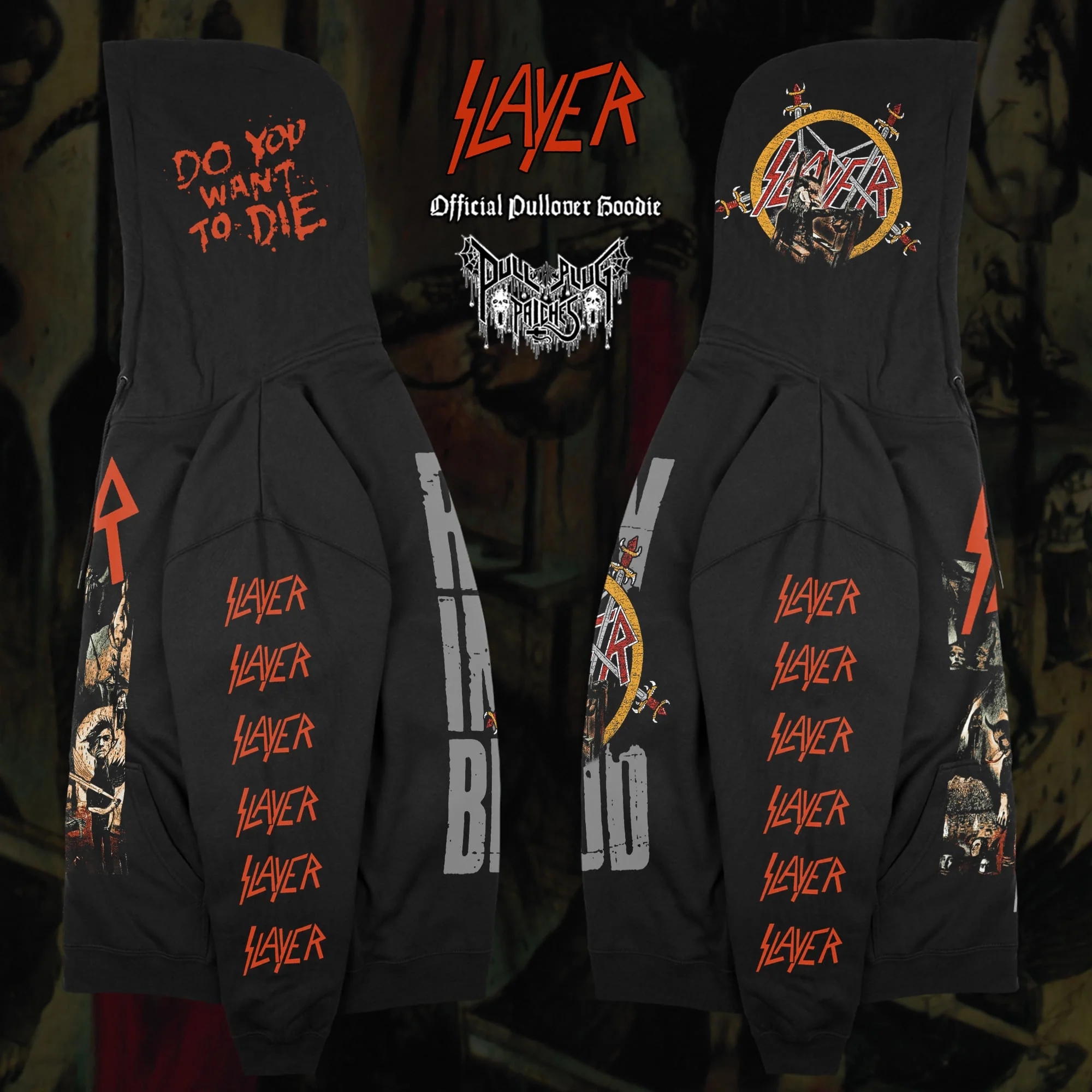 Slayer - Reign In Blood - Deluxe Zipper Hoodie - Image 3