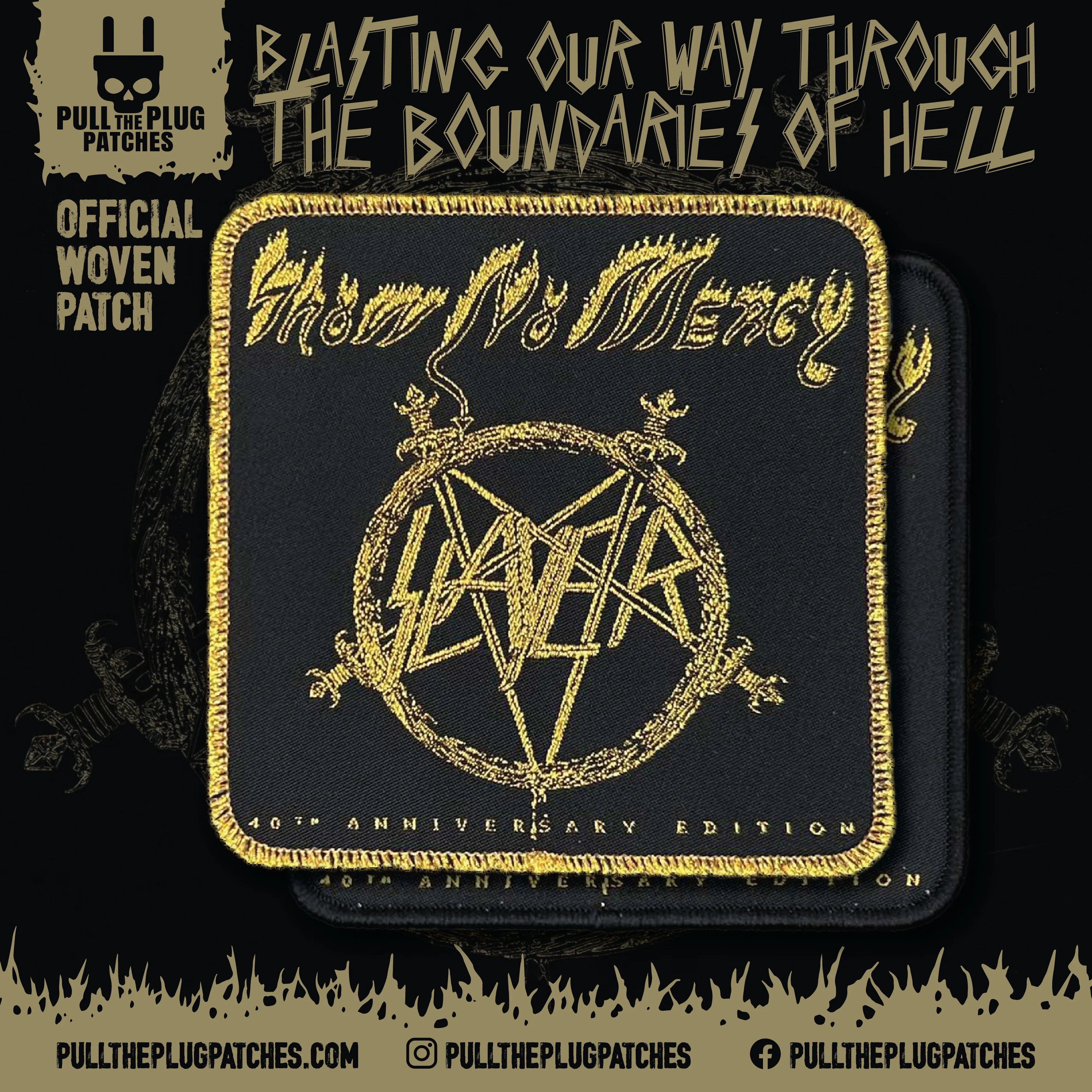 Slayer - Show No Mercy 40th Anniversary Edition - Patch