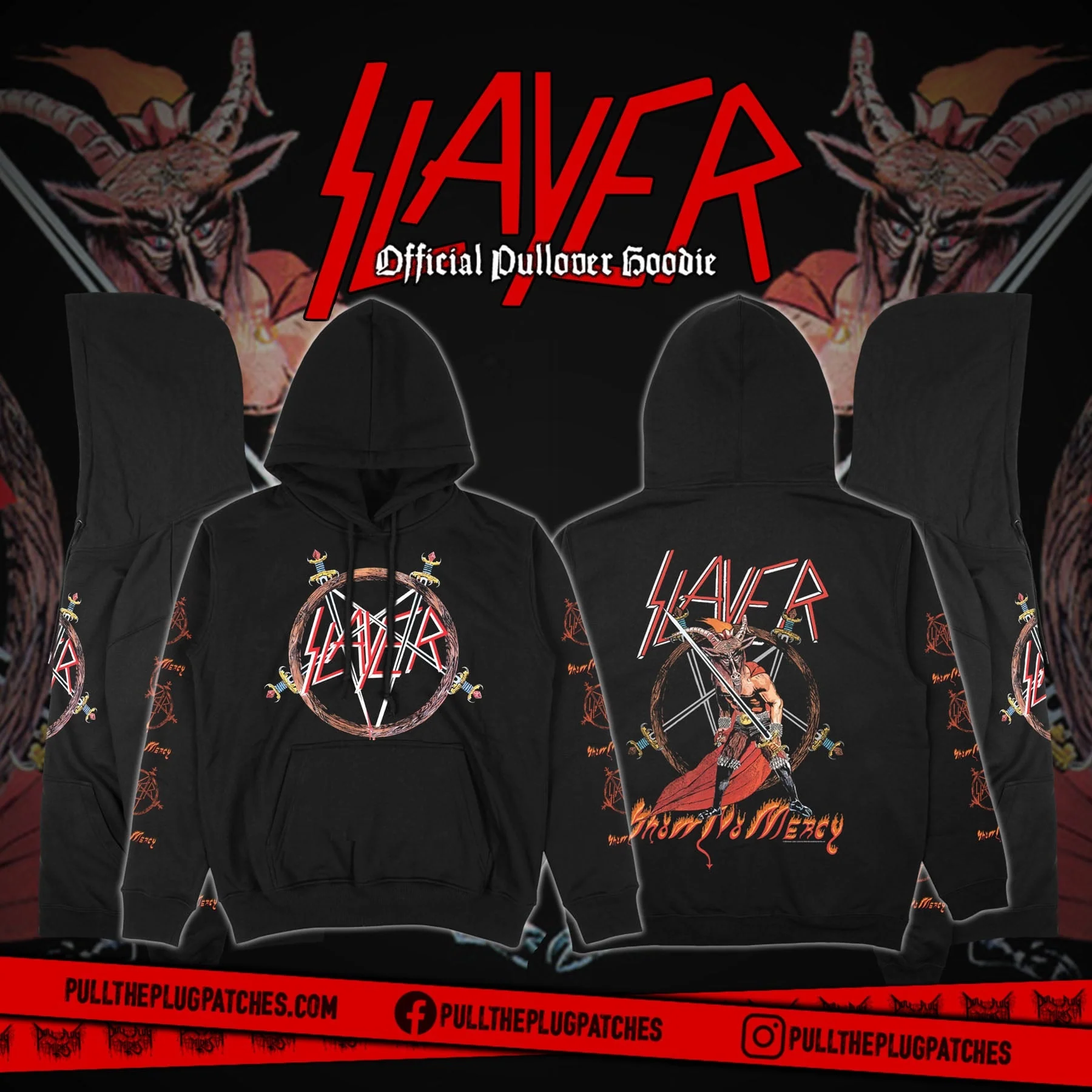 Slayer - Show No Mercy - Pullover Hoodie