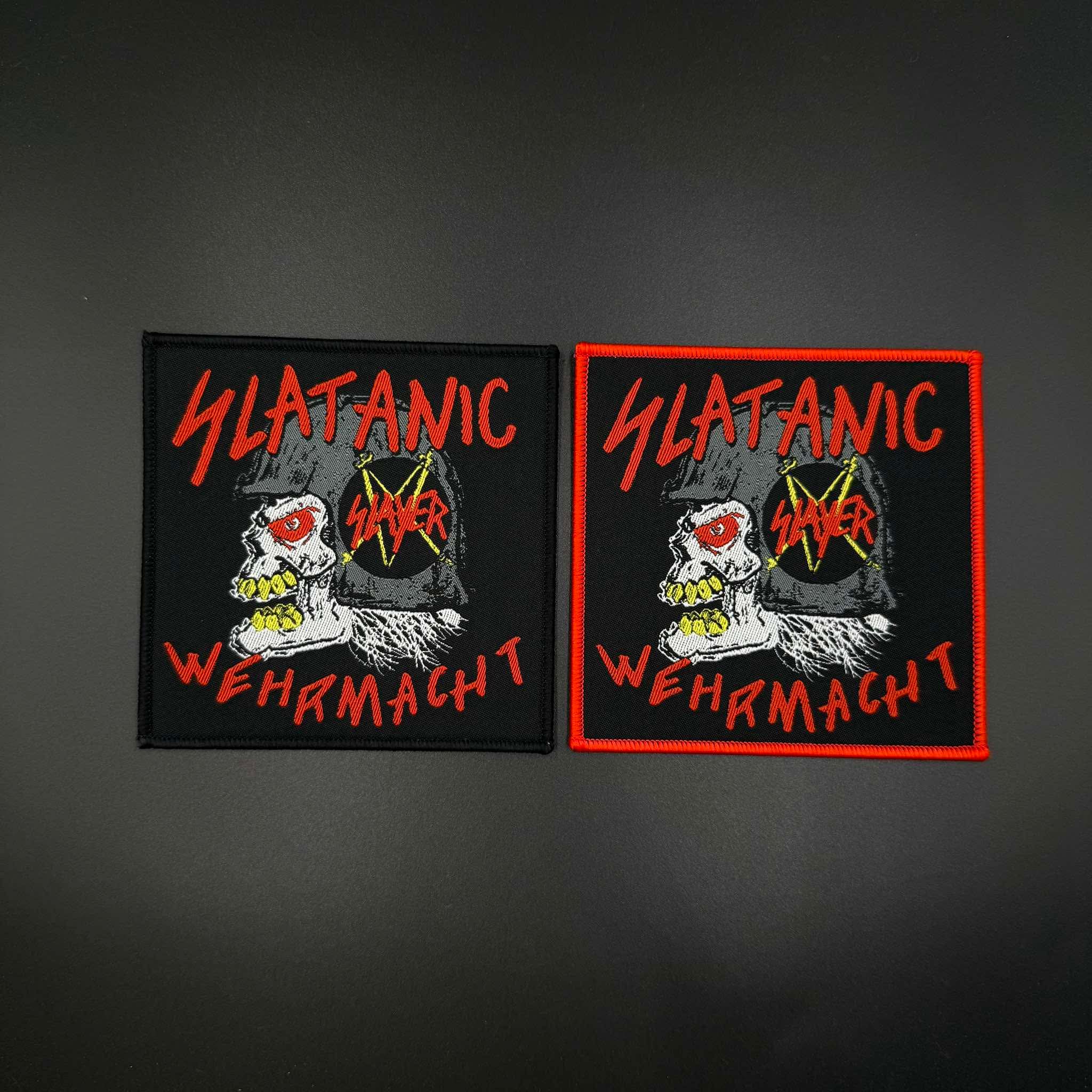 Slayer - Slatanic Wehrmacht - Square Patch - Image 2