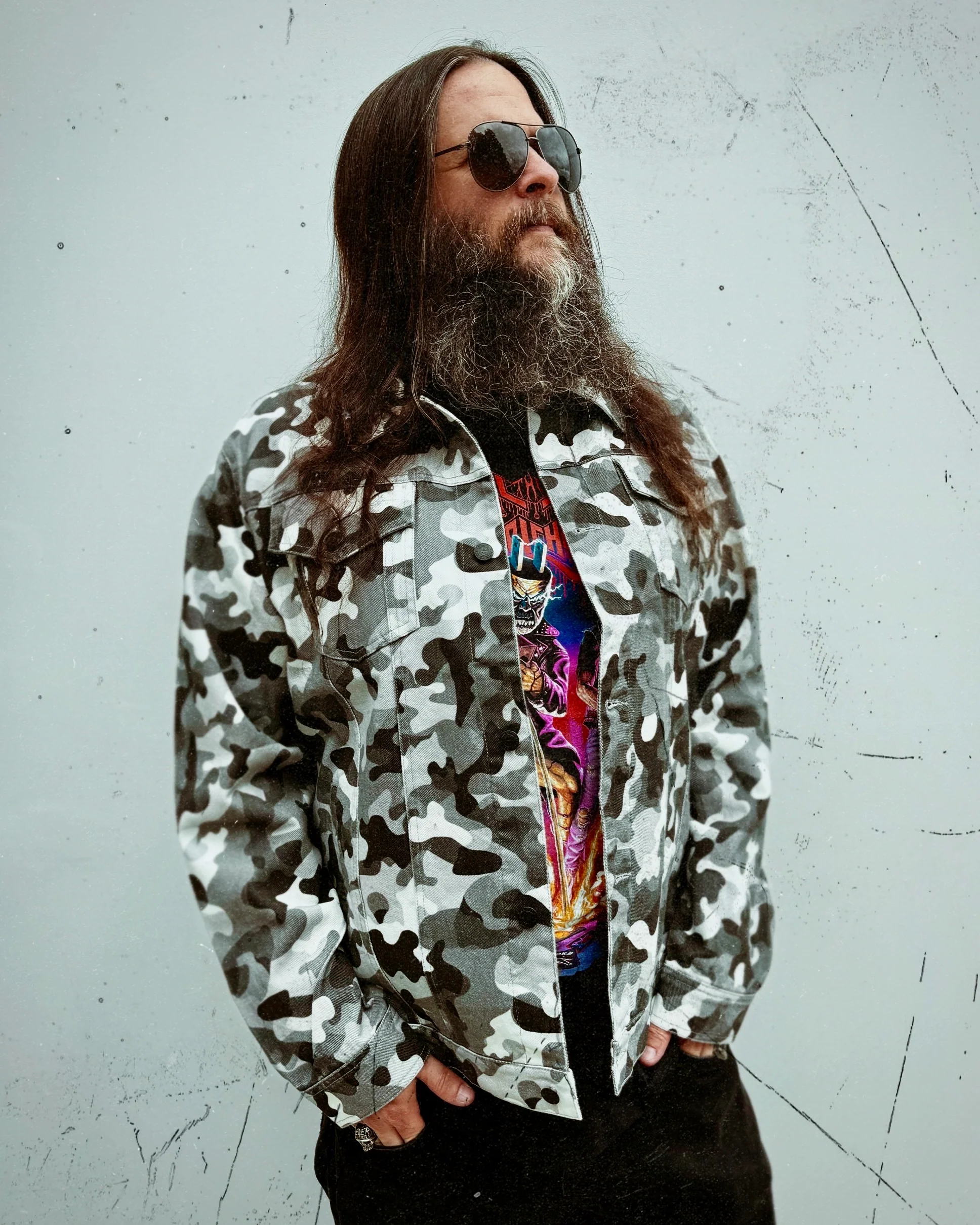 The Denim Commandments - Grey Camo Jacket - Image 2