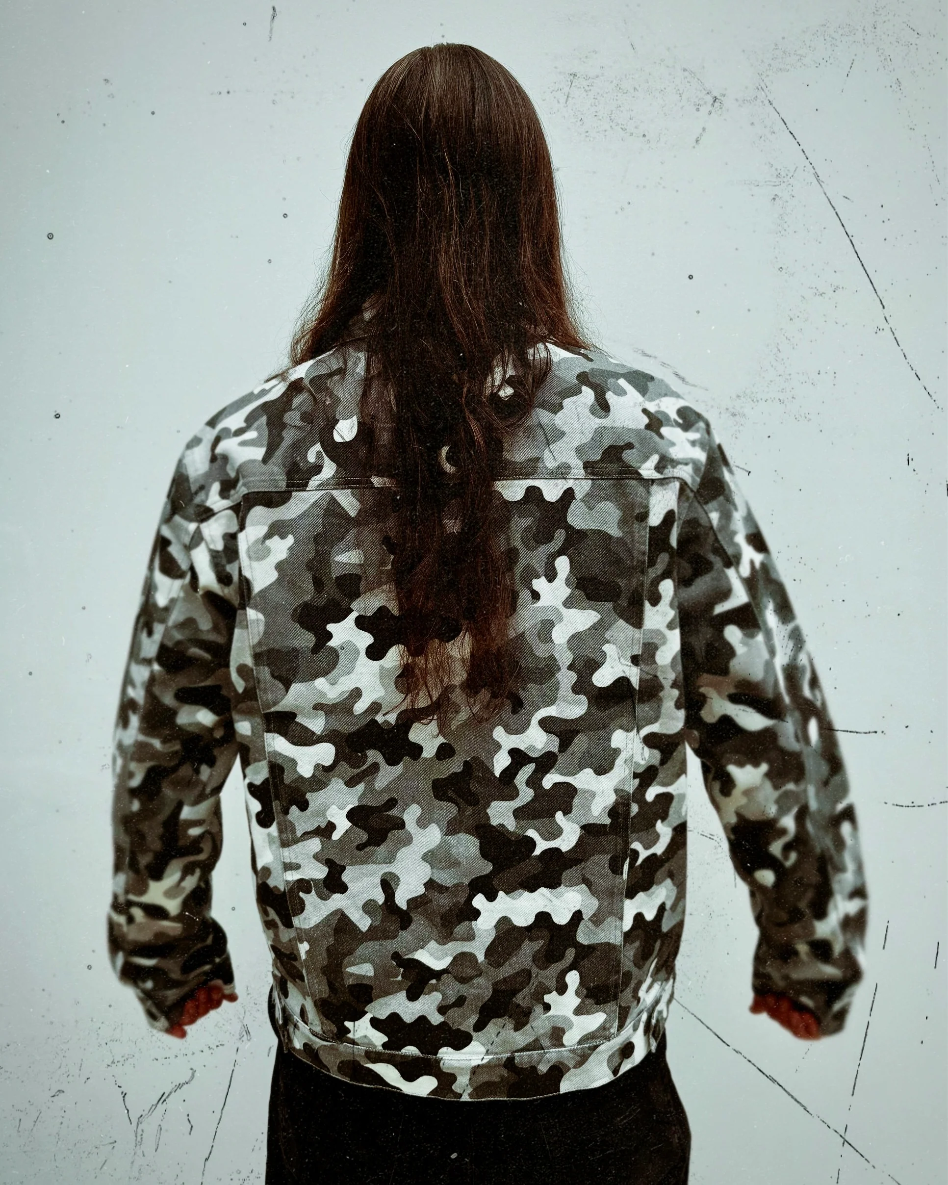 The Denim Commandments - Grey Camo Jacket - Image 4