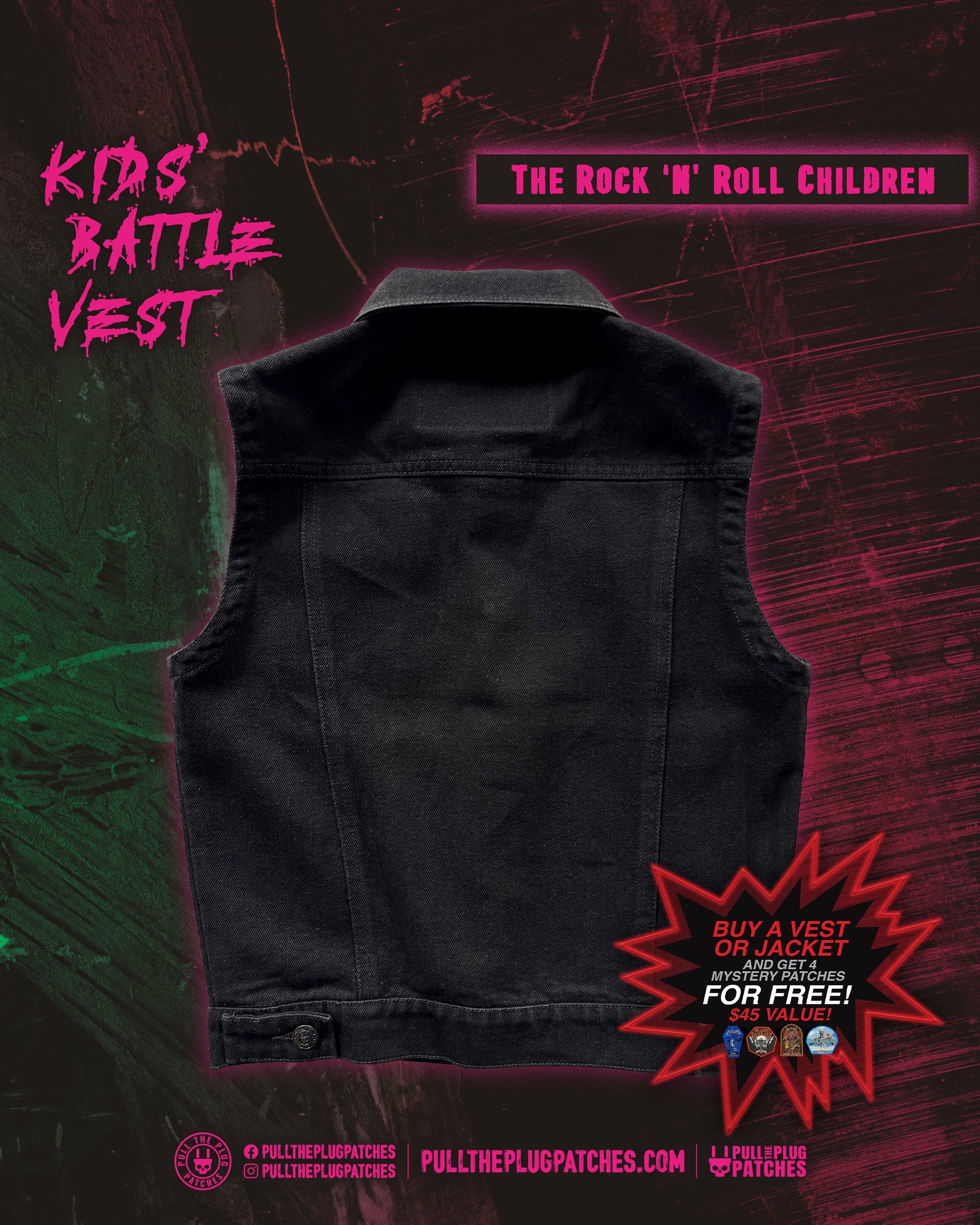 The Rock N Roll Children - Kids Vest - Image 2