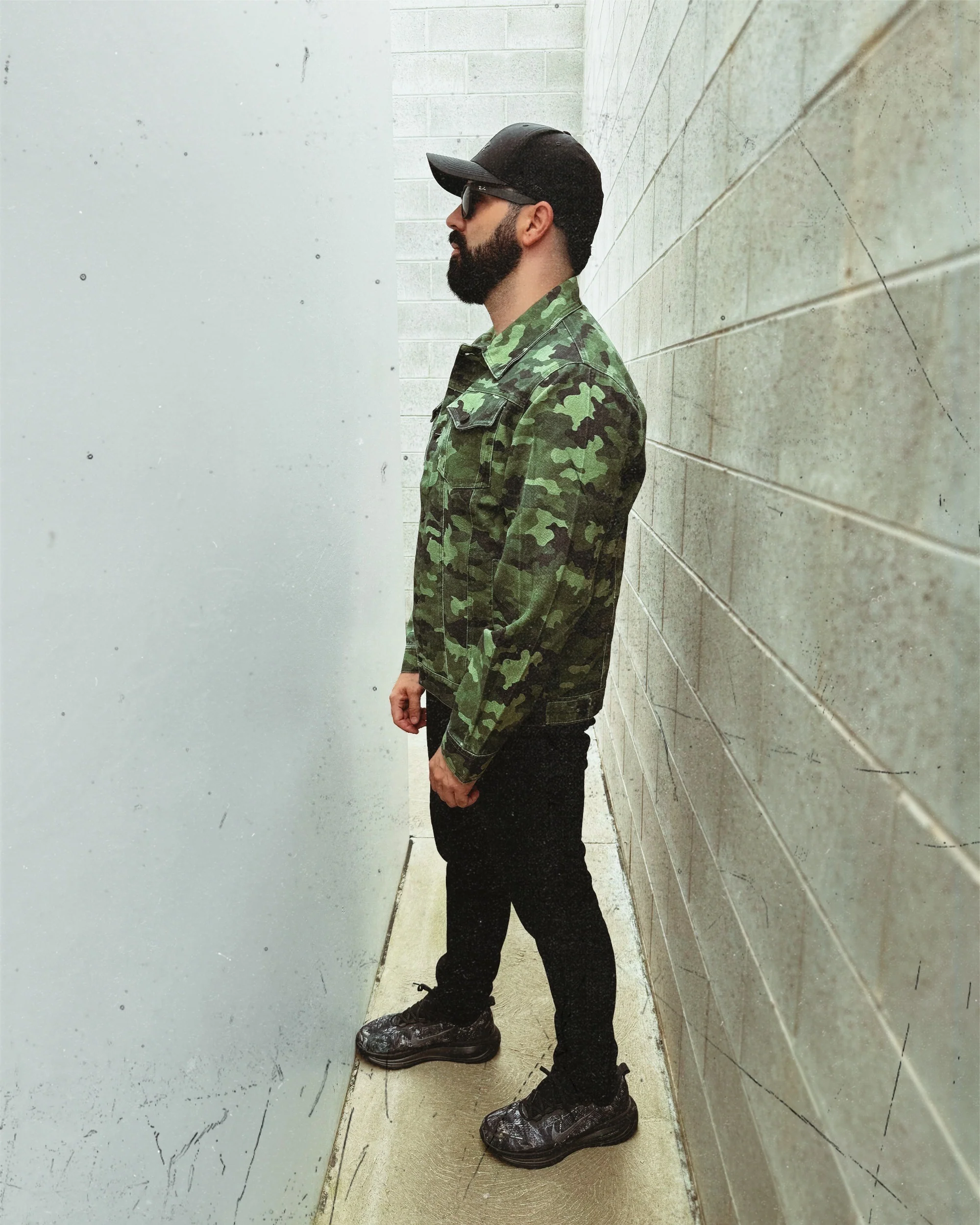 The Swamped In Denim - Green Camo Jacket - Image 3