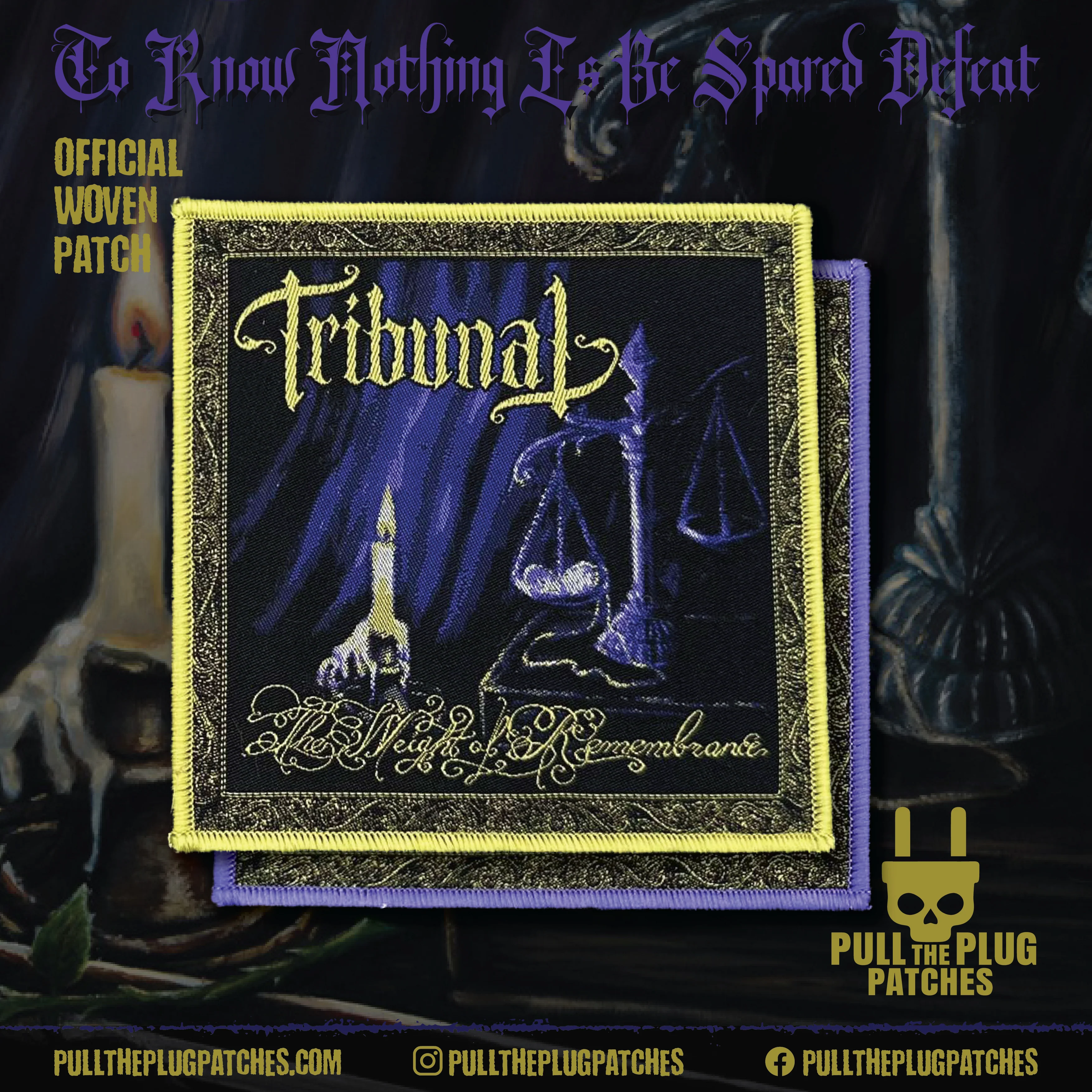 Tribunal - The Weight of Remembrance - Patch