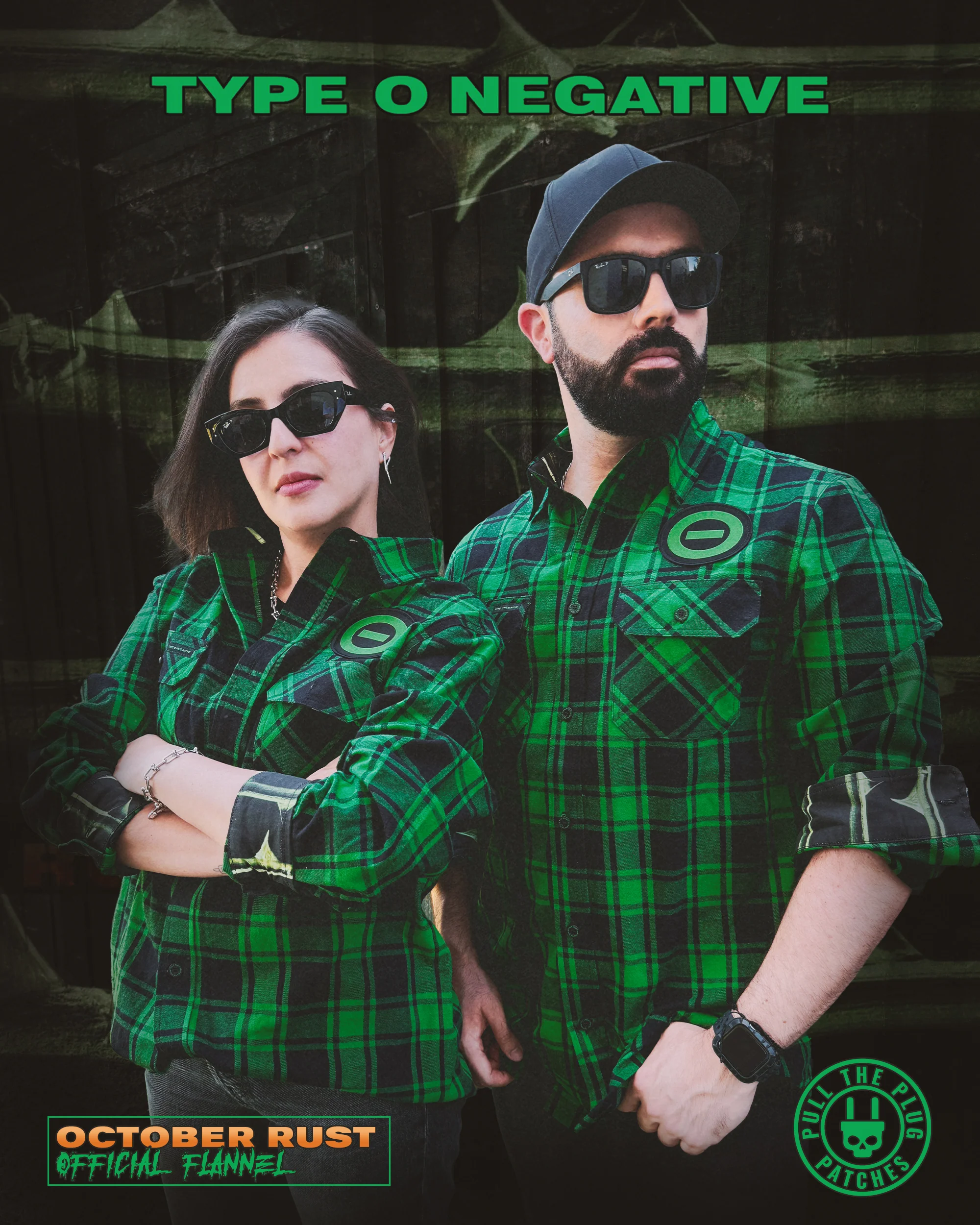 Type O Negative - October Rust - Flannel Shirt - Image 2