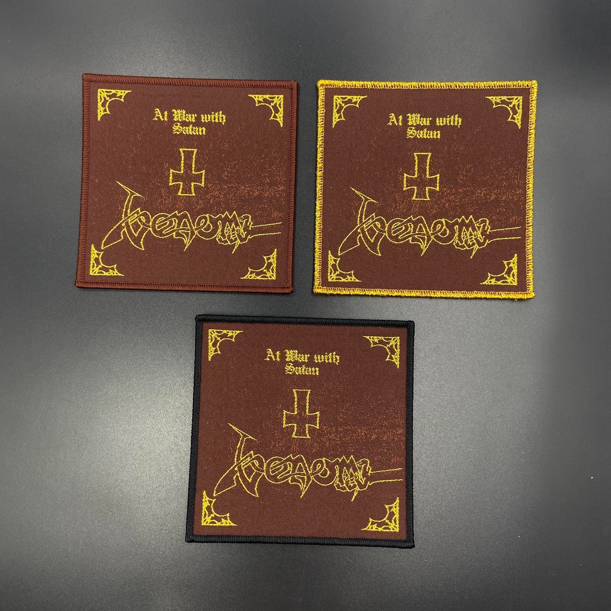 Venom - At War With Satan - Square Patch - Image 2