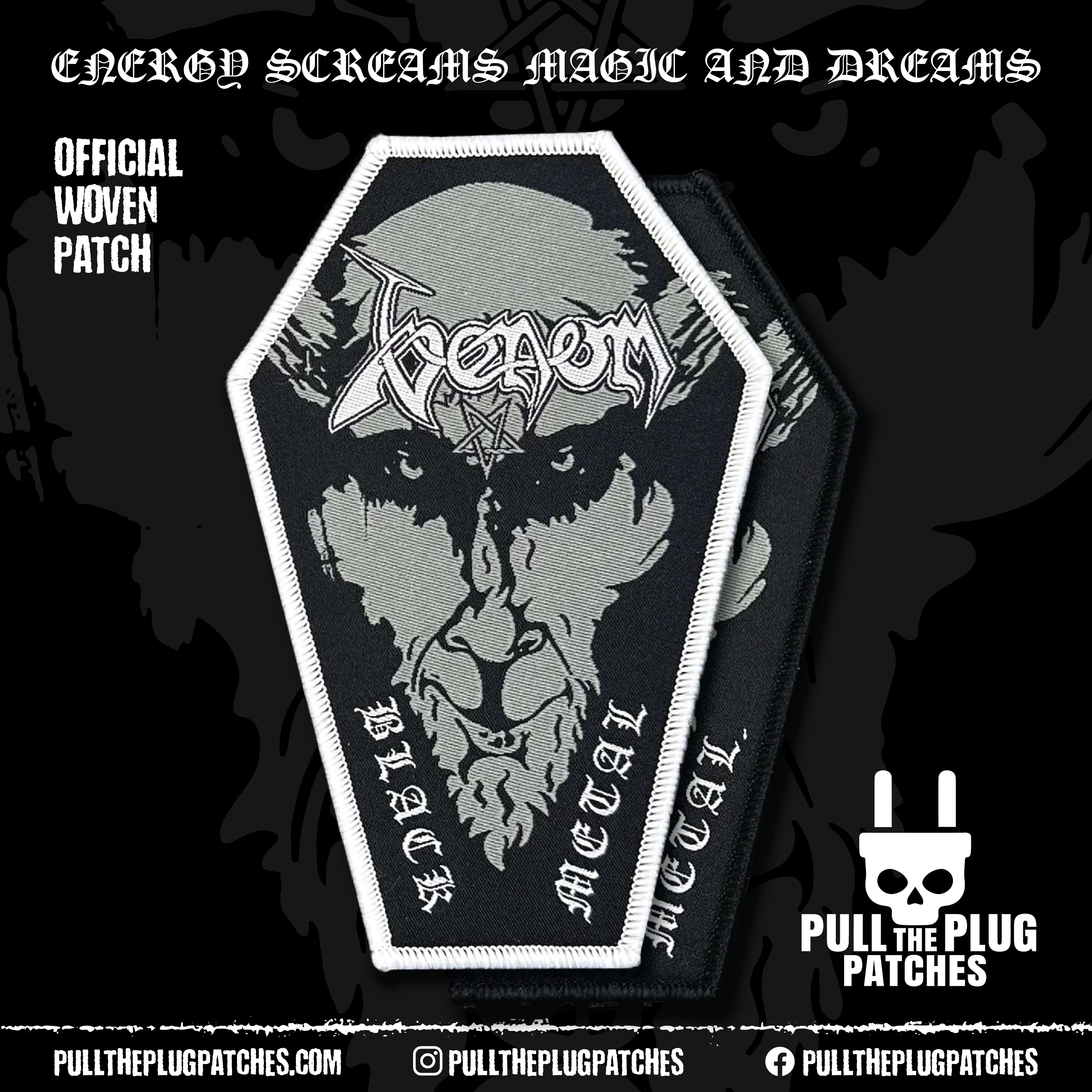 Venom - Black Metal - Coffin Patch