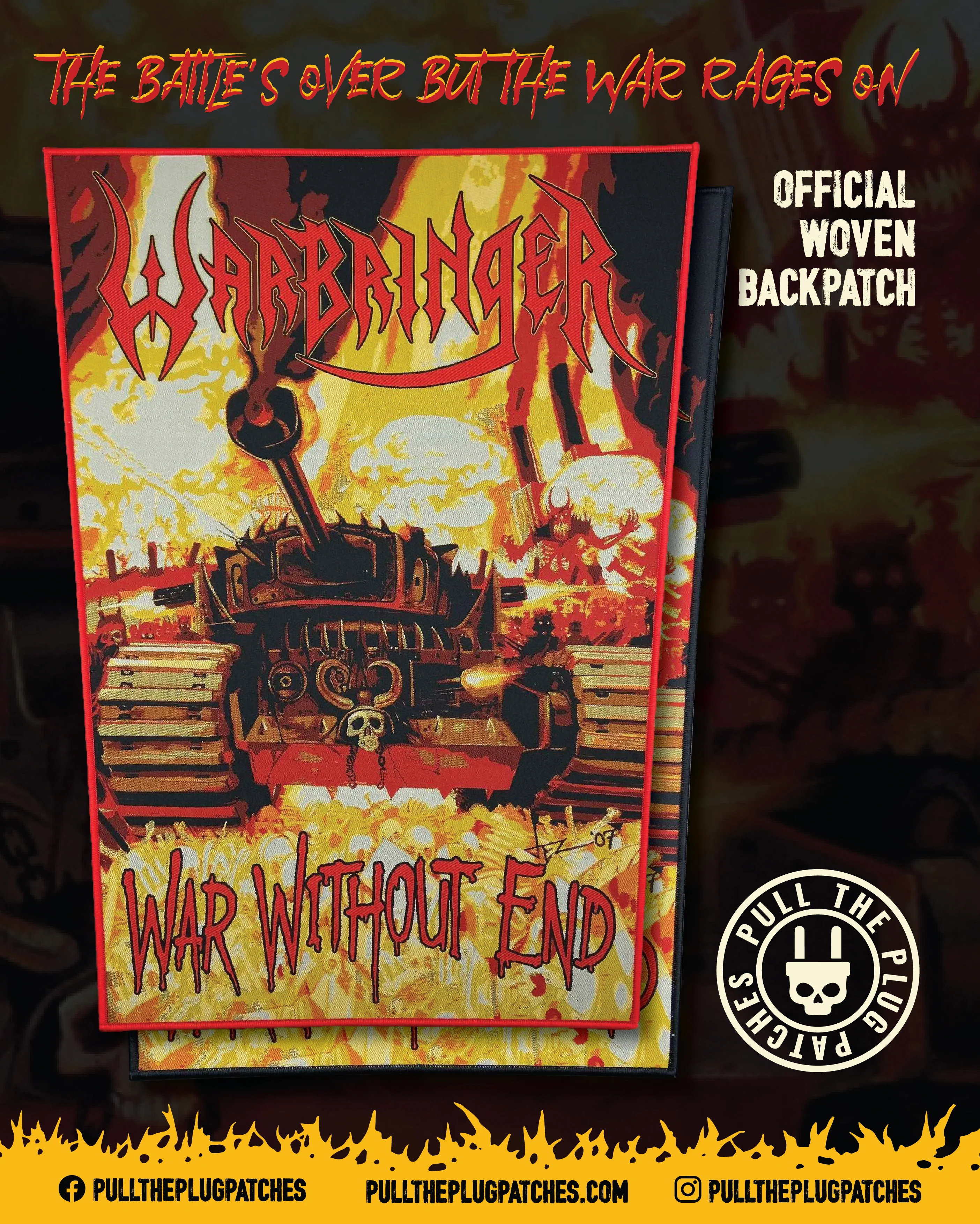 Warbringer - War Without End - Backpatch